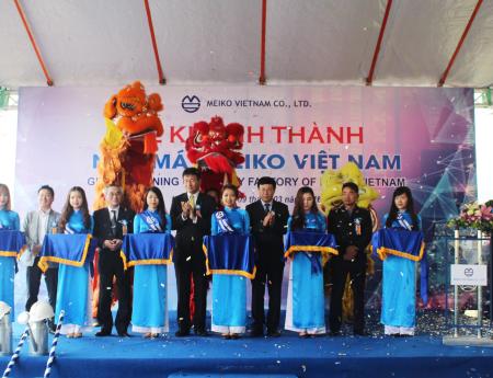 THE INUAGURATION OF MEIKO VIET NAM FACTORY AT TRANG DUE INDUSTRIAL PARK