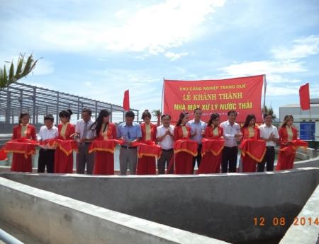 Sai Gon – Hai Phong Industrial Park Corporation Inauguration wastewater treatment plant capacity of 1500m3/day 