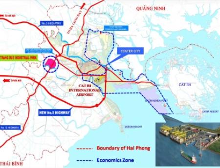 Ban quản lý Khu kinh tế Hải Phòng cấp giấy chứng nhận đầu tư giai đoạn 2 KCN Tràng Duệ cho Công ty Cổ phần KCN Sài Gòn – Hải Phòng 