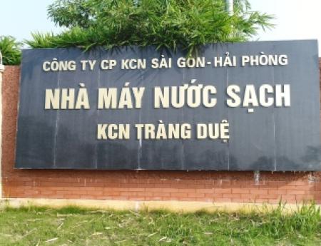 Công ty cổ phần Khu công nghiệp Sài Gòn- Hải Phòng Khánh thành nhà máy xử lý nước thải công suất 1500m3/ ngày đêm